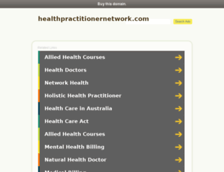 healthpractitionernetwork.com screenshot
