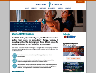 healthpro-rehab.com screenshot