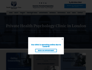 healthpsychologylondon.co.uk screenshot