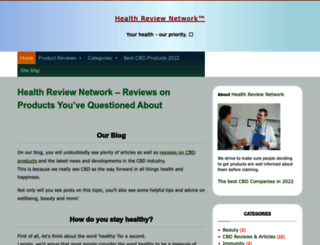 healthreviewnetwork.com screenshot