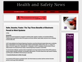 healthsafetynews.co.uk screenshot