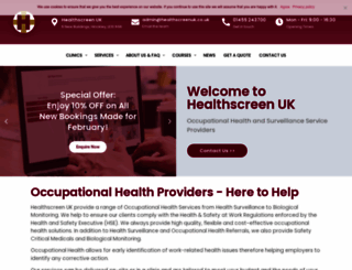healthscreenuk.co.uk screenshot