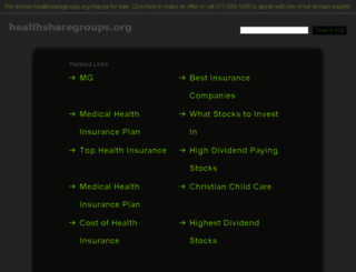 healthsharegroups.org screenshot