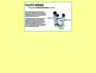 healthsites.co.uk screenshot