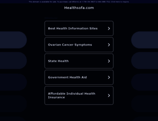 healthsofa.com screenshot