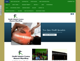 healthsolutioncenters.com screenshot