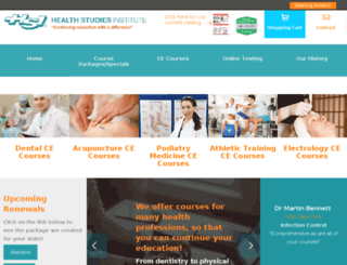 healthstudies.com screenshot