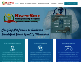 healthsurehospital.com screenshot