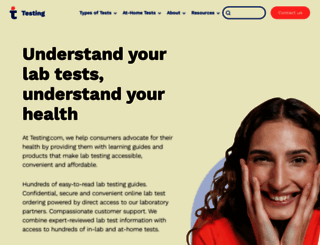 healthtestingcenters.com screenshot