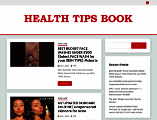 healthtipsbook.com screenshot