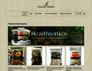 healthtonics.co.uk screenshot