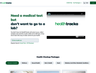 healthtracka.com screenshot