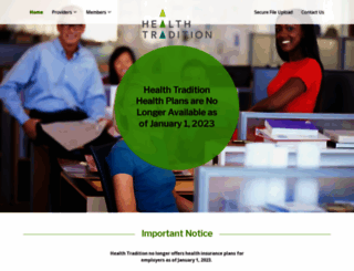 healthtradition.com screenshot
