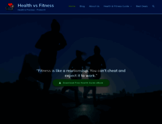 healthvsfitness.com screenshot