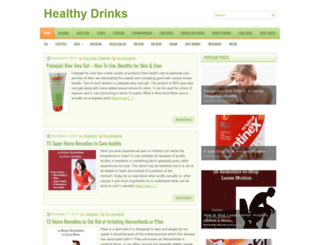 healthy-drinks.net screenshot