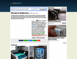 healthy-house.co.uk.clearwebstats.com screenshot