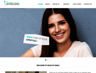 healthy-smile.in screenshot