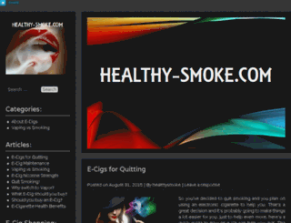 healthy-smoke.com screenshot