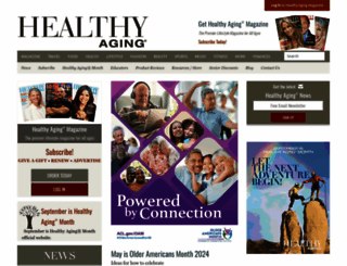 healthyaging.net screenshot