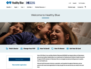 healthybluene.com screenshot
