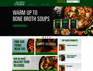 healthychoice.com screenshot