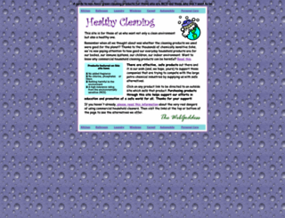 healthycleaning.com screenshot