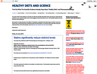 healthydietsandscience.blogspot.com screenshot