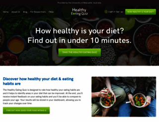 healthyeatingquiz.com.au screenshot