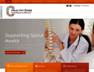 healthyedgechiropractic.com screenshot