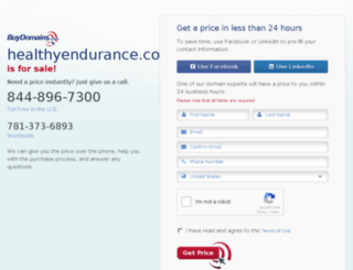healthyendurance.com screenshot