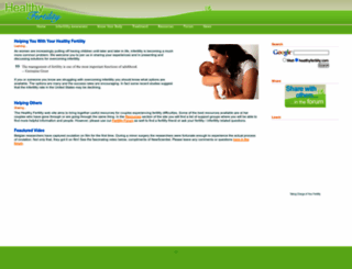 healthyfertility.com screenshot