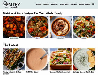 healthyfitnessmeals.com screenshot