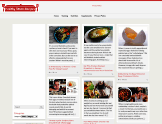 healthyfitnessrecipe.com screenshot