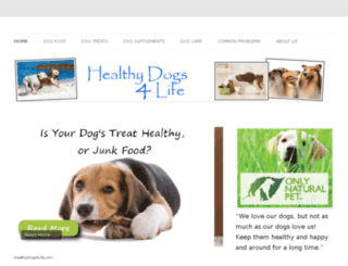 healthyfood4dogs.info screenshot