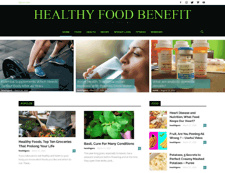healthyfoodbenefit.com screenshot