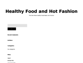 healthyfoodhotfashion.com screenshot