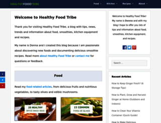 healthyfoodtribe.com screenshot