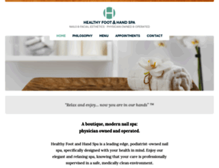 healthyfootandhandspa.com screenshot