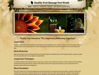 healthyfootmassagefw.com screenshot