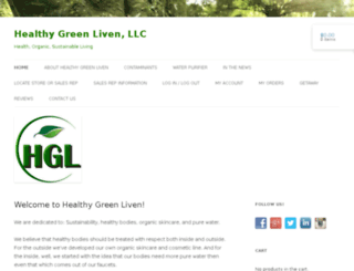 healthygreenliven.com screenshot