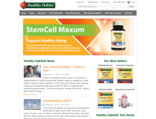 healthyhabitsweb.com screenshot