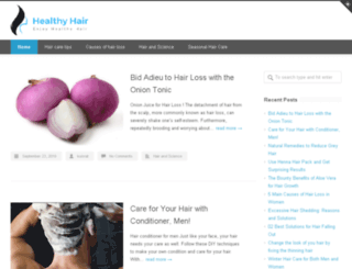 healthyhairforall.com screenshot