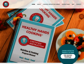 healthyhandscooking.com screenshot