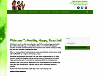 healthyhappybeautiful.com screenshot