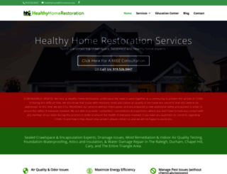 healthyhomerestoration.net screenshot