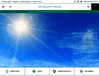 healthyhouse.co.uk screenshot
