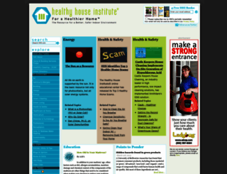 healthyhouseinstitute.com screenshot
