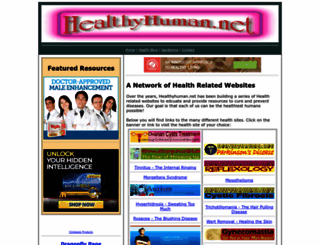 healthyhuman.net screenshot