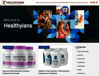 healthyians.com screenshot