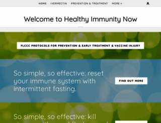 healthyimmunitynow.org screenshot